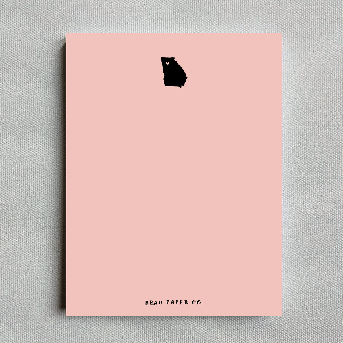 Pink Georgia Notepad
