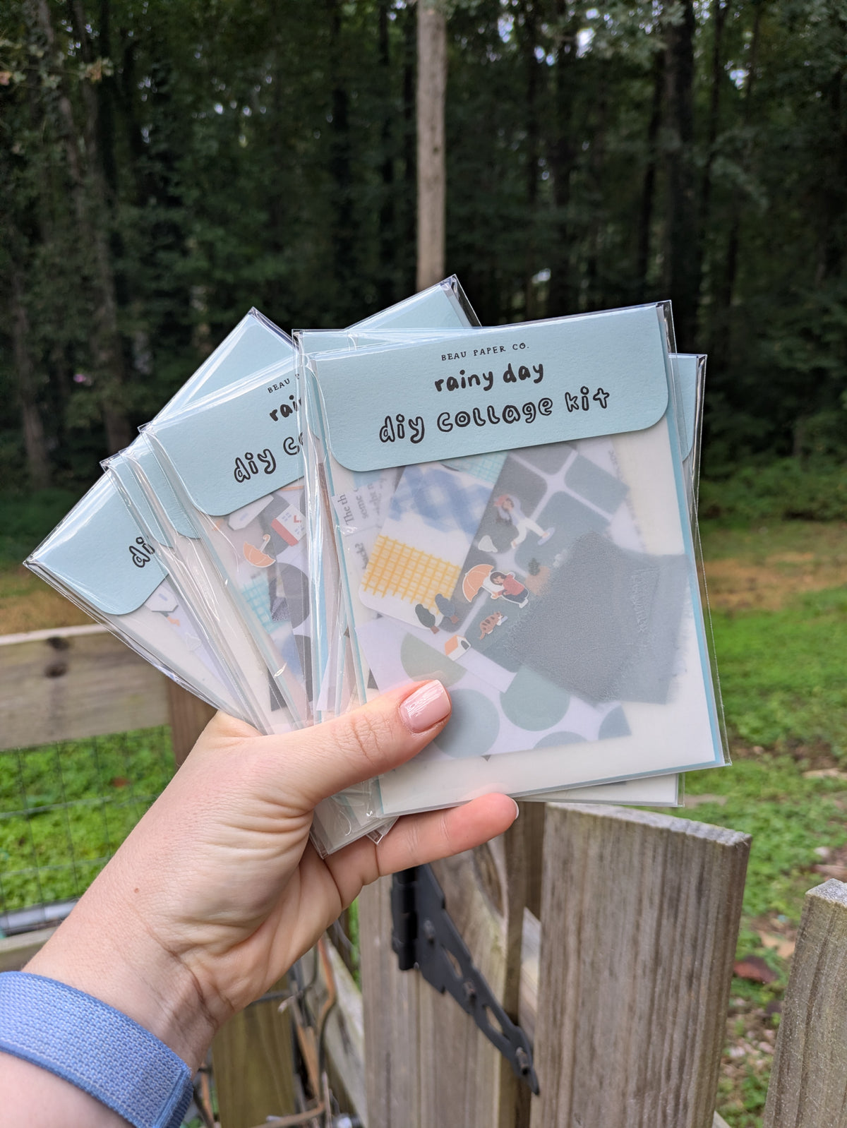 DIY Collage Kit - Rainy Day