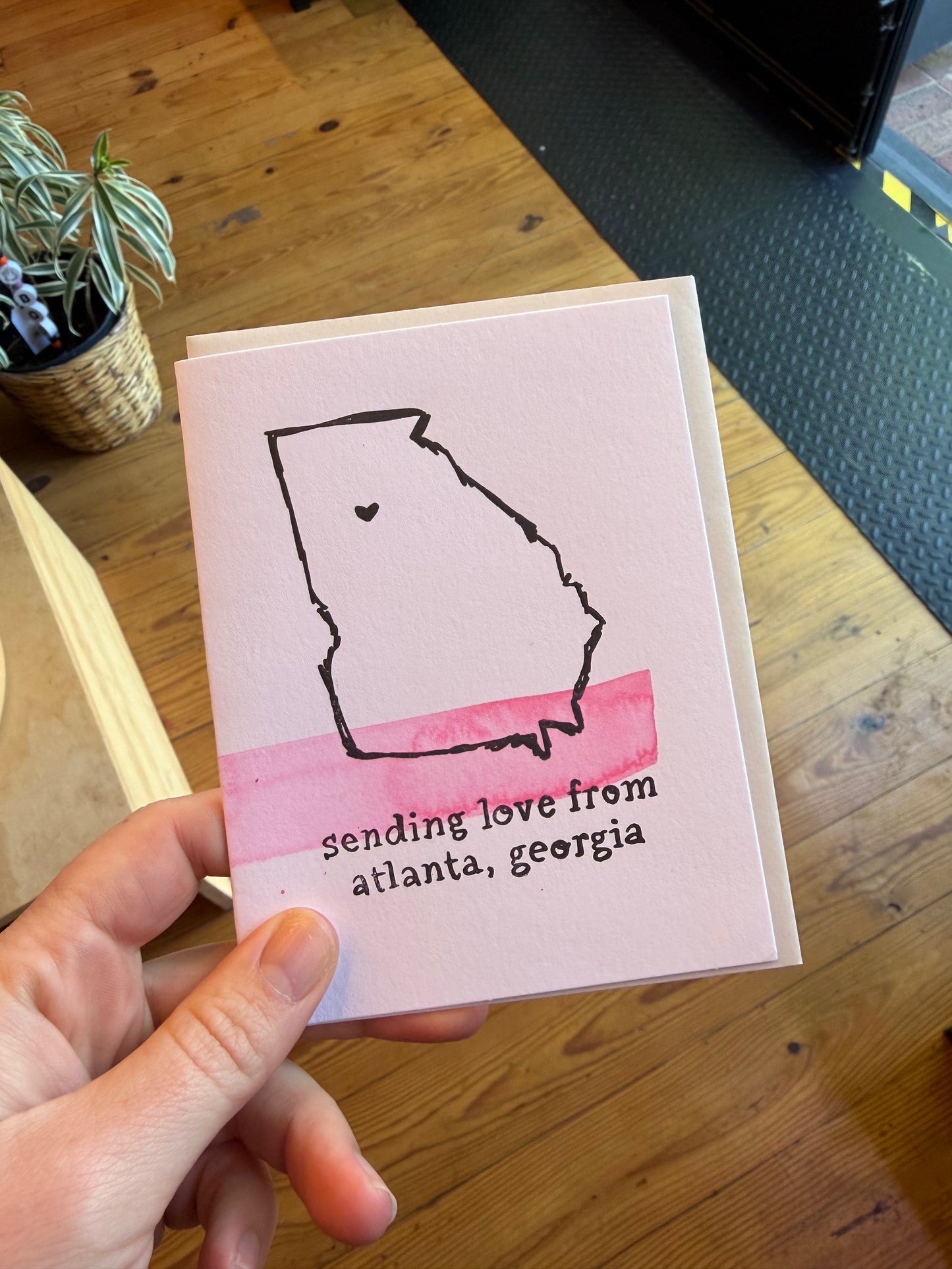 Sending Love from Atlanta, Georgia Card
