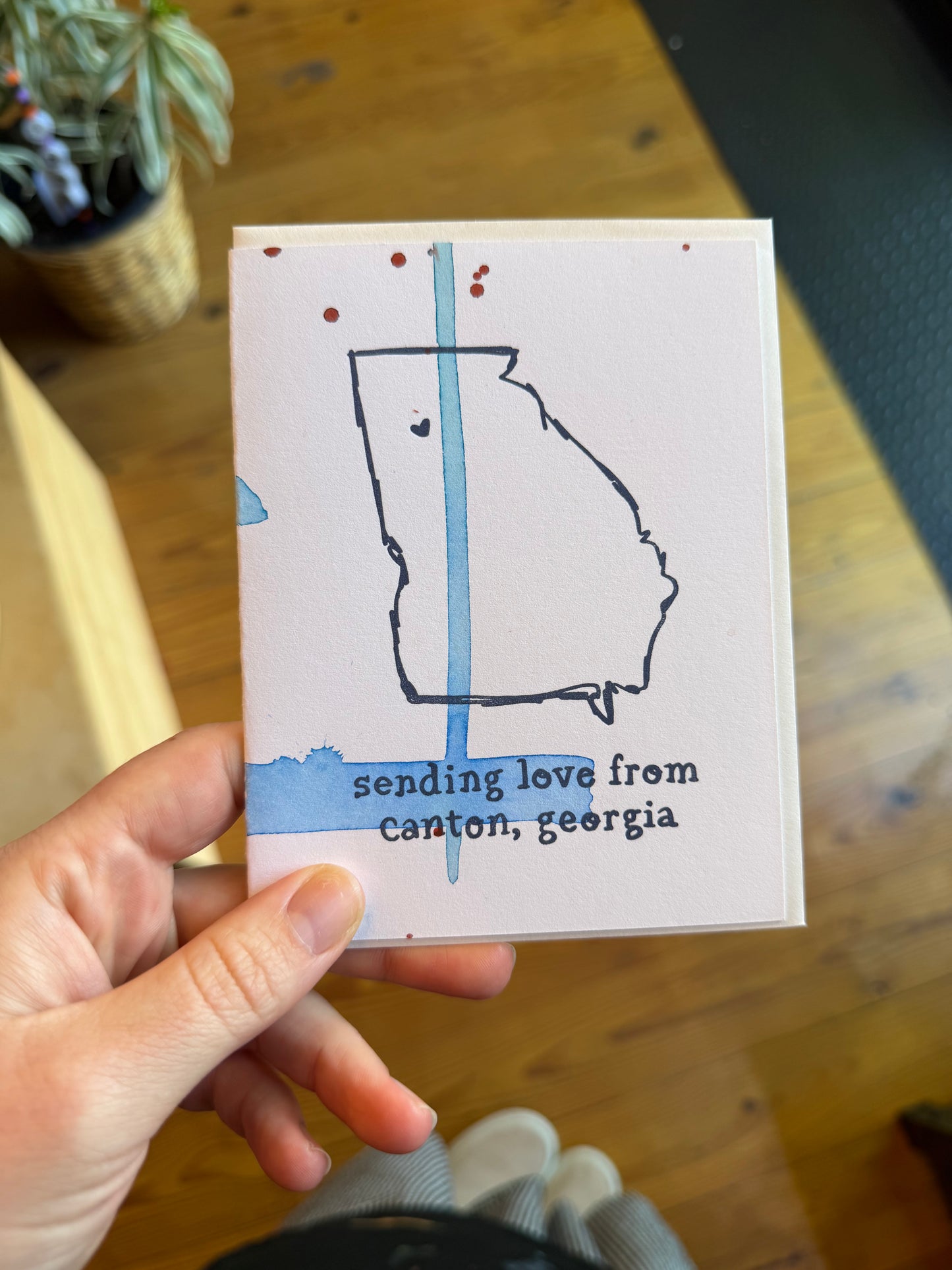Sending Love from Canton, Georgia Card
