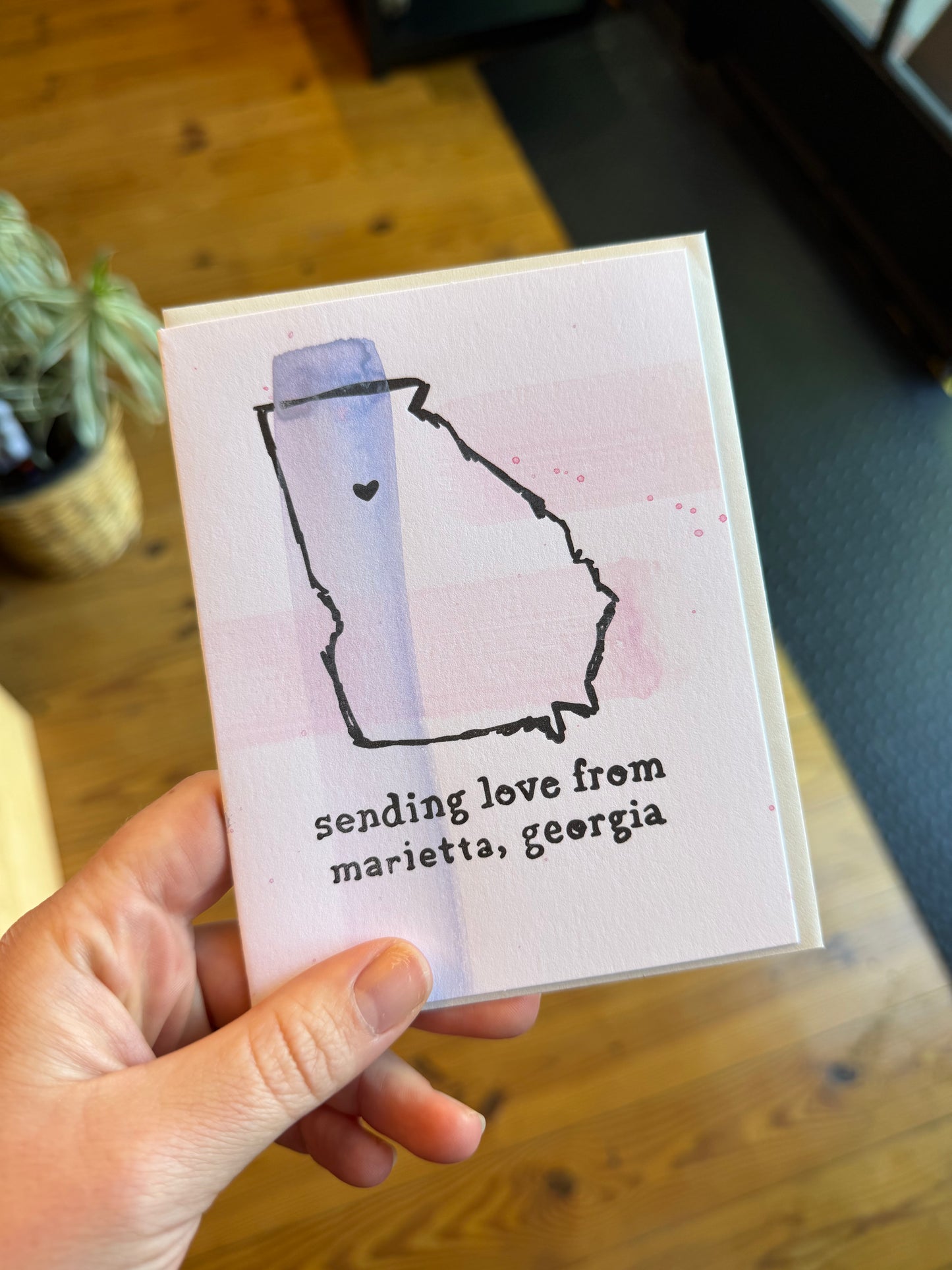 Sending Love from Marietta, Georgia Card