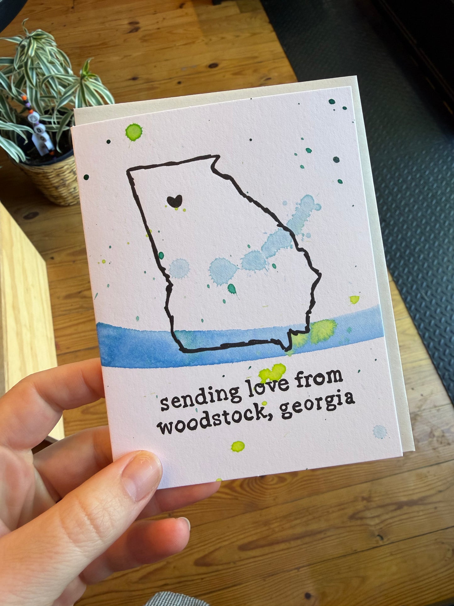 Sending Love from Woodstock, Georgia Card