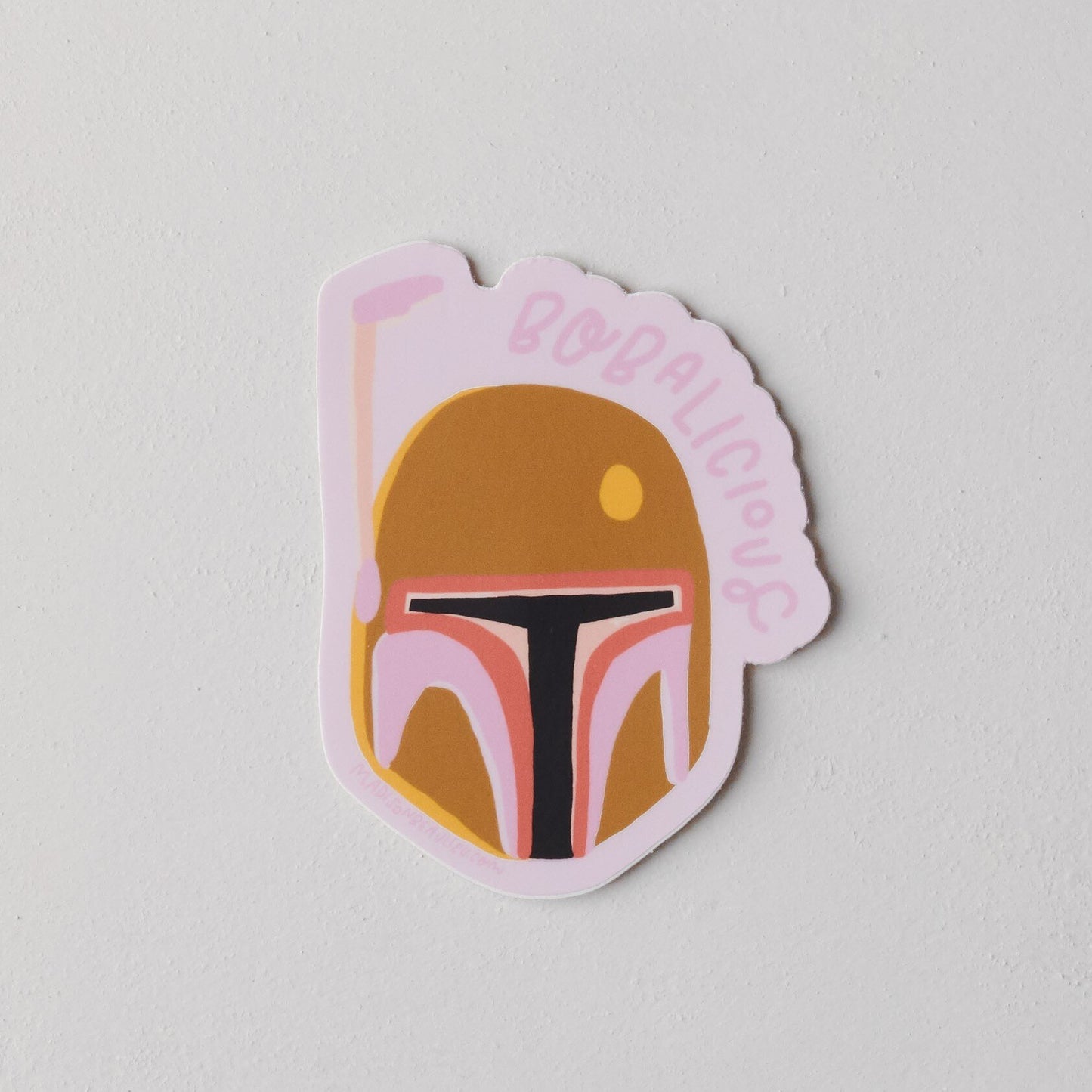 Bobalicious Boba Fett Sticker
