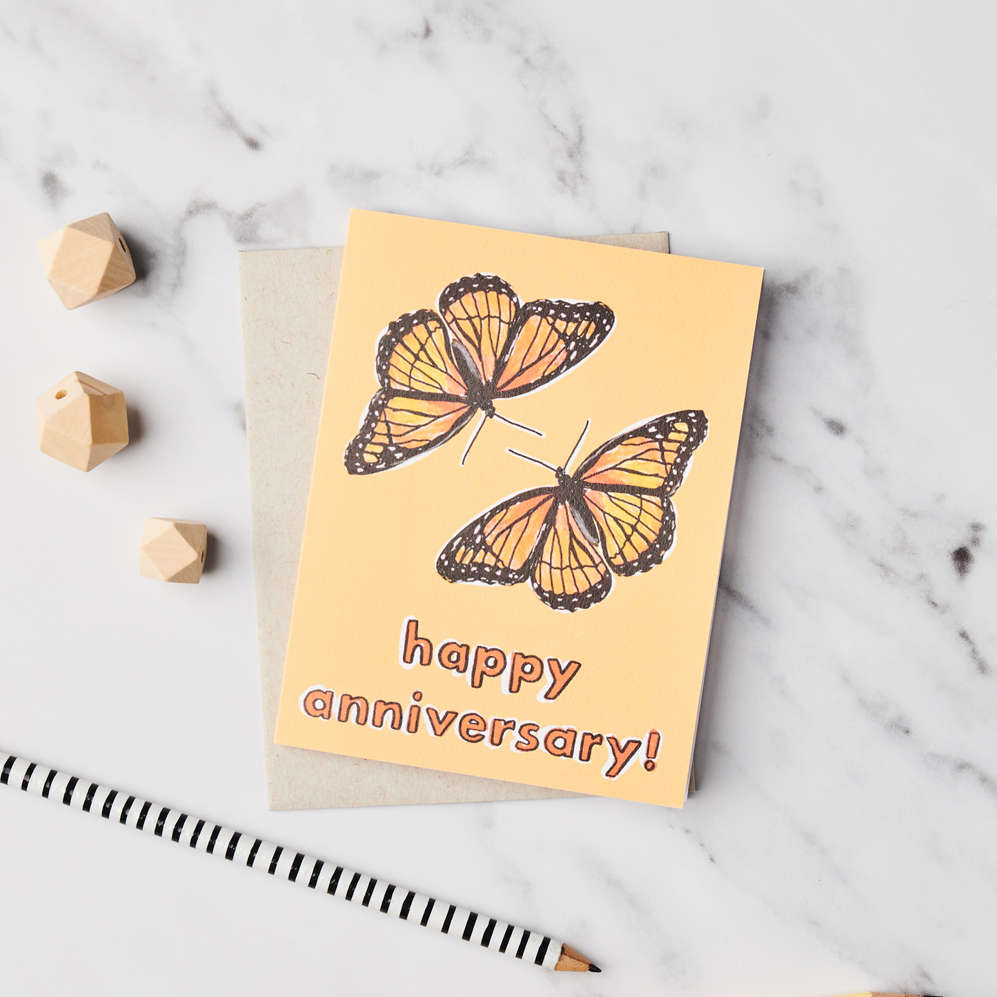 Happy Anniversary Butterfly Card