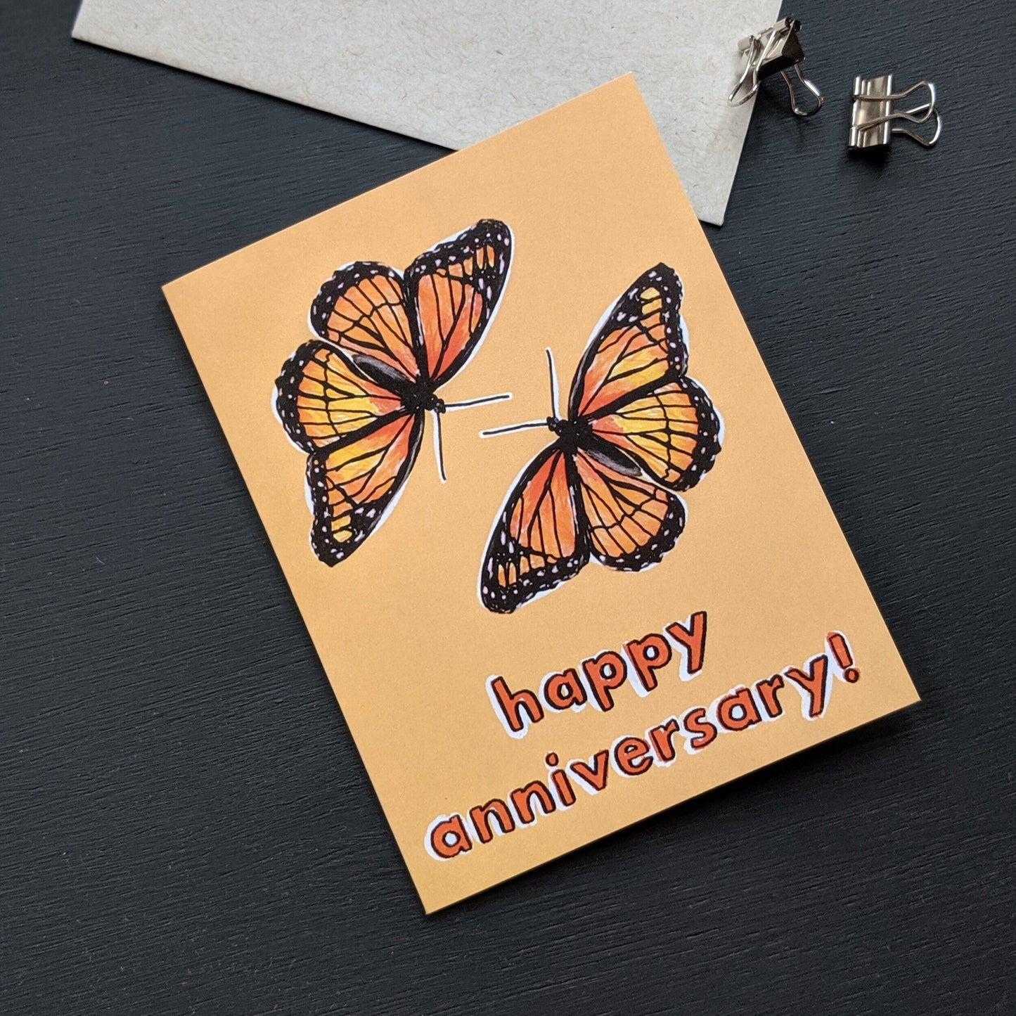 Happy Anniversary Butterfly Card