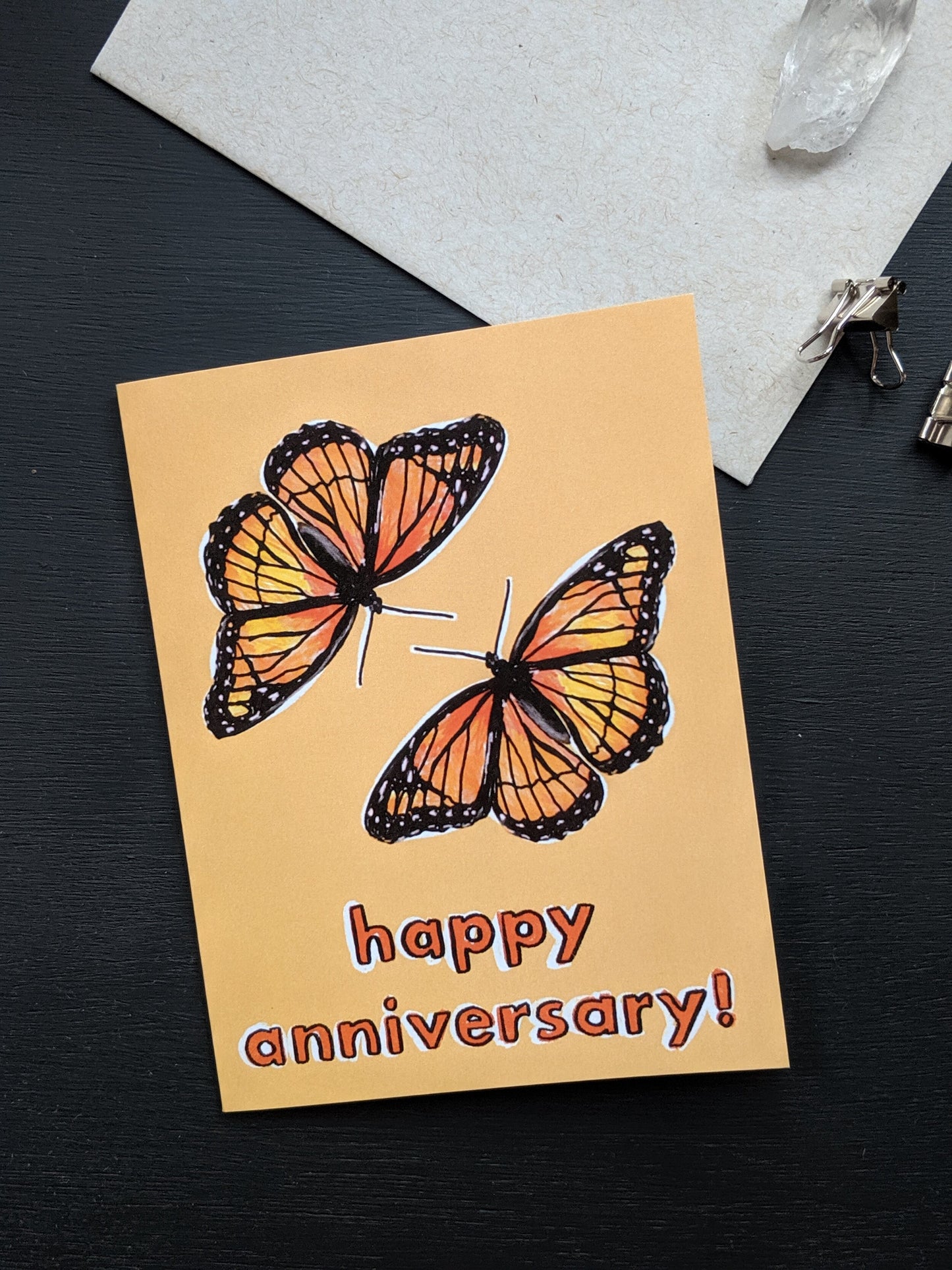 Happy Anniversary Butterfly Card