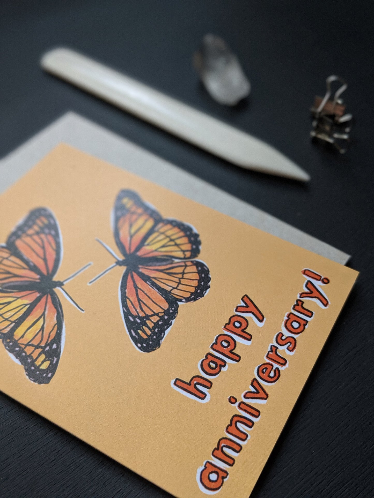 Happy Anniversary Butterfly Card