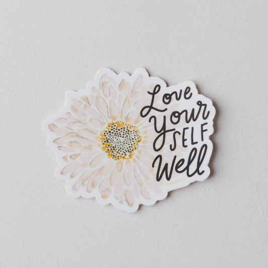 Love Your Self Well Sticker