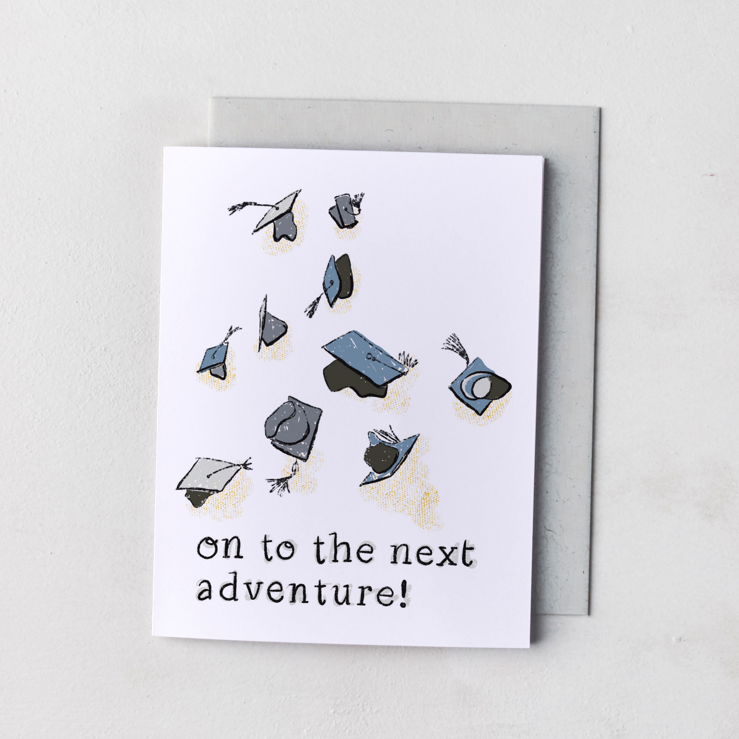 On to the Next Adventure Graduation Card