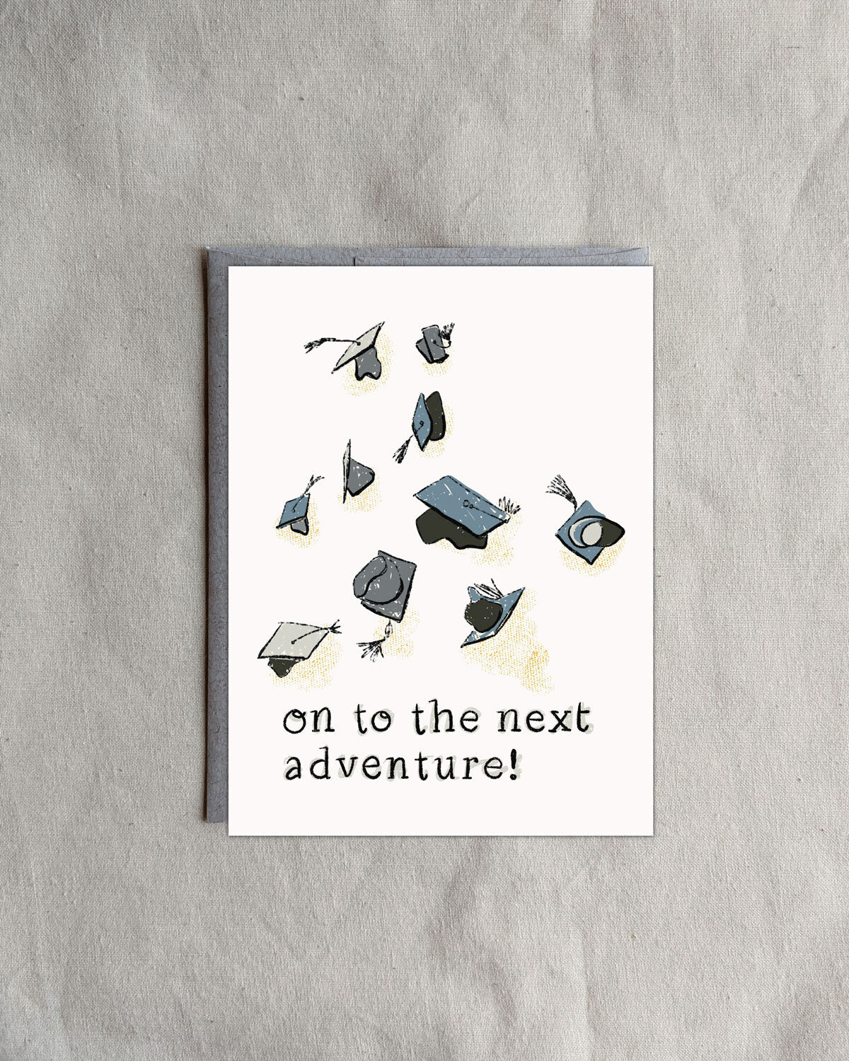 On to the Next Adventure Graduation Card