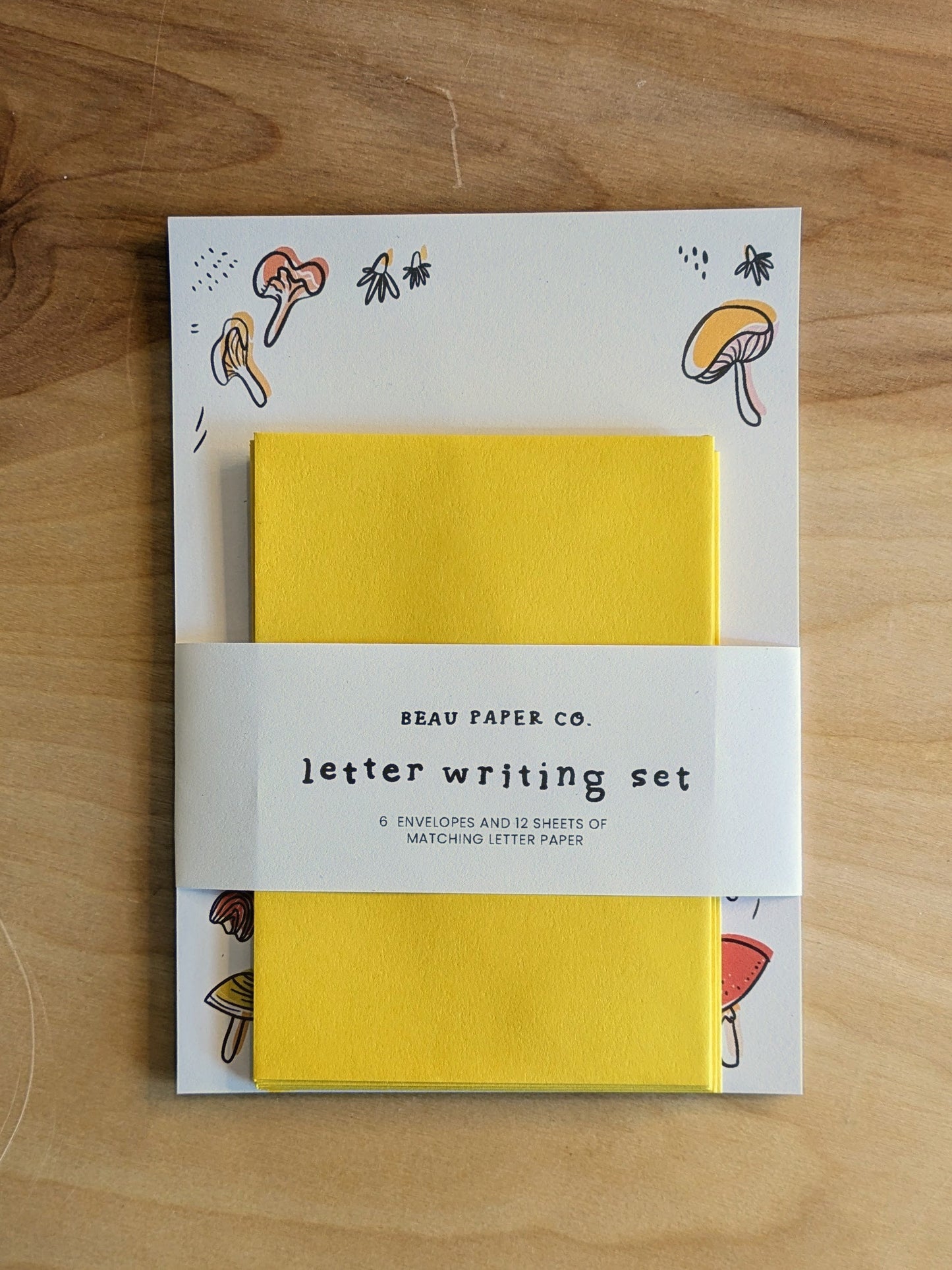 Mushroom Letter Writing Set