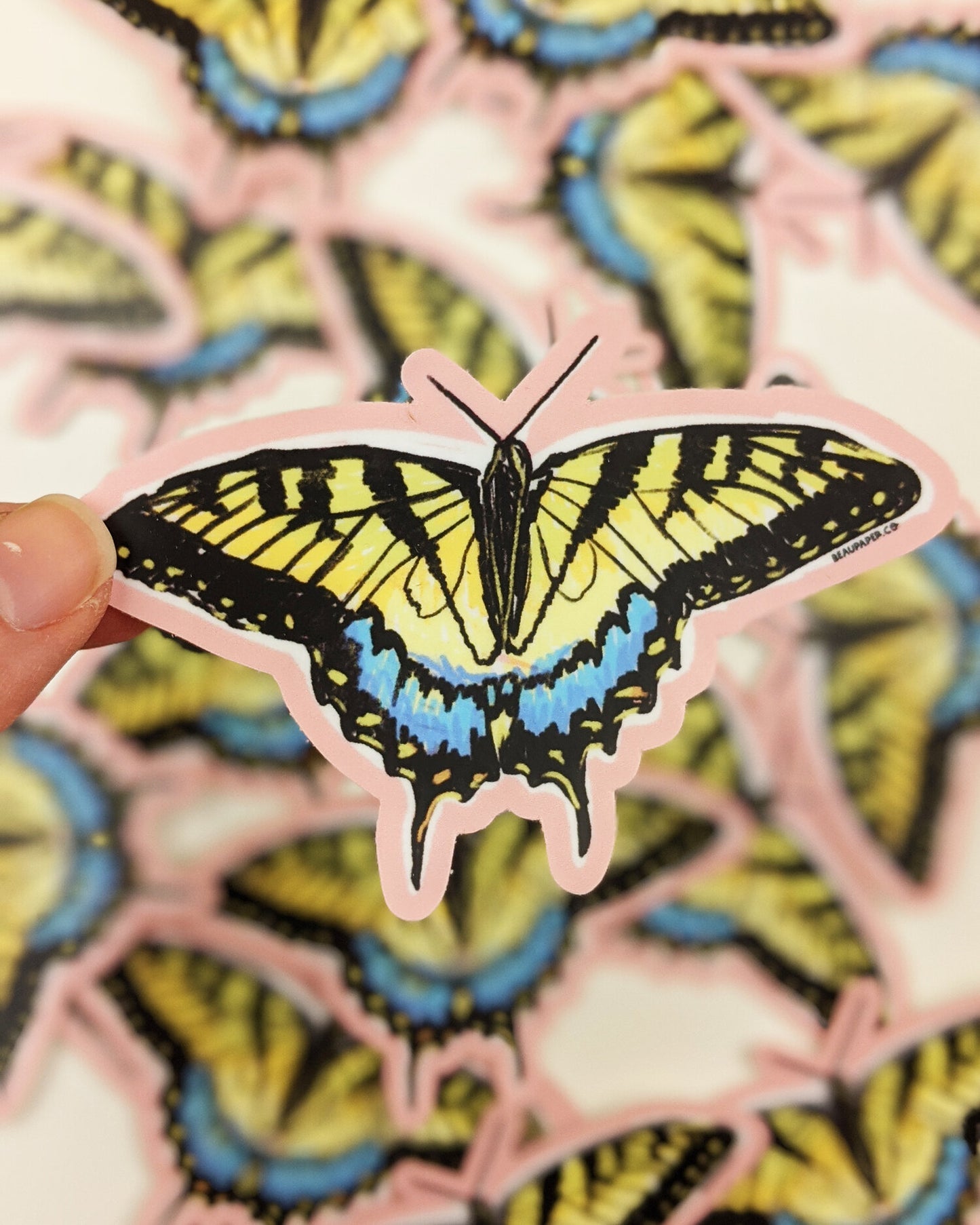 Swallowtail Butterfly Sticker