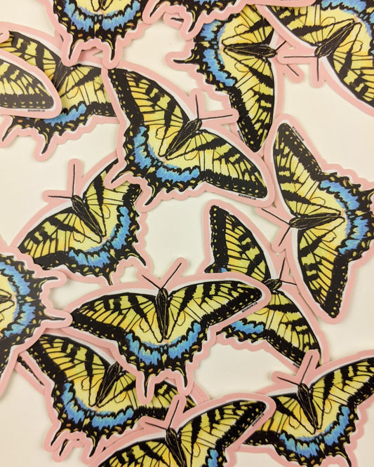 Swallowtail Butterfly Sticker