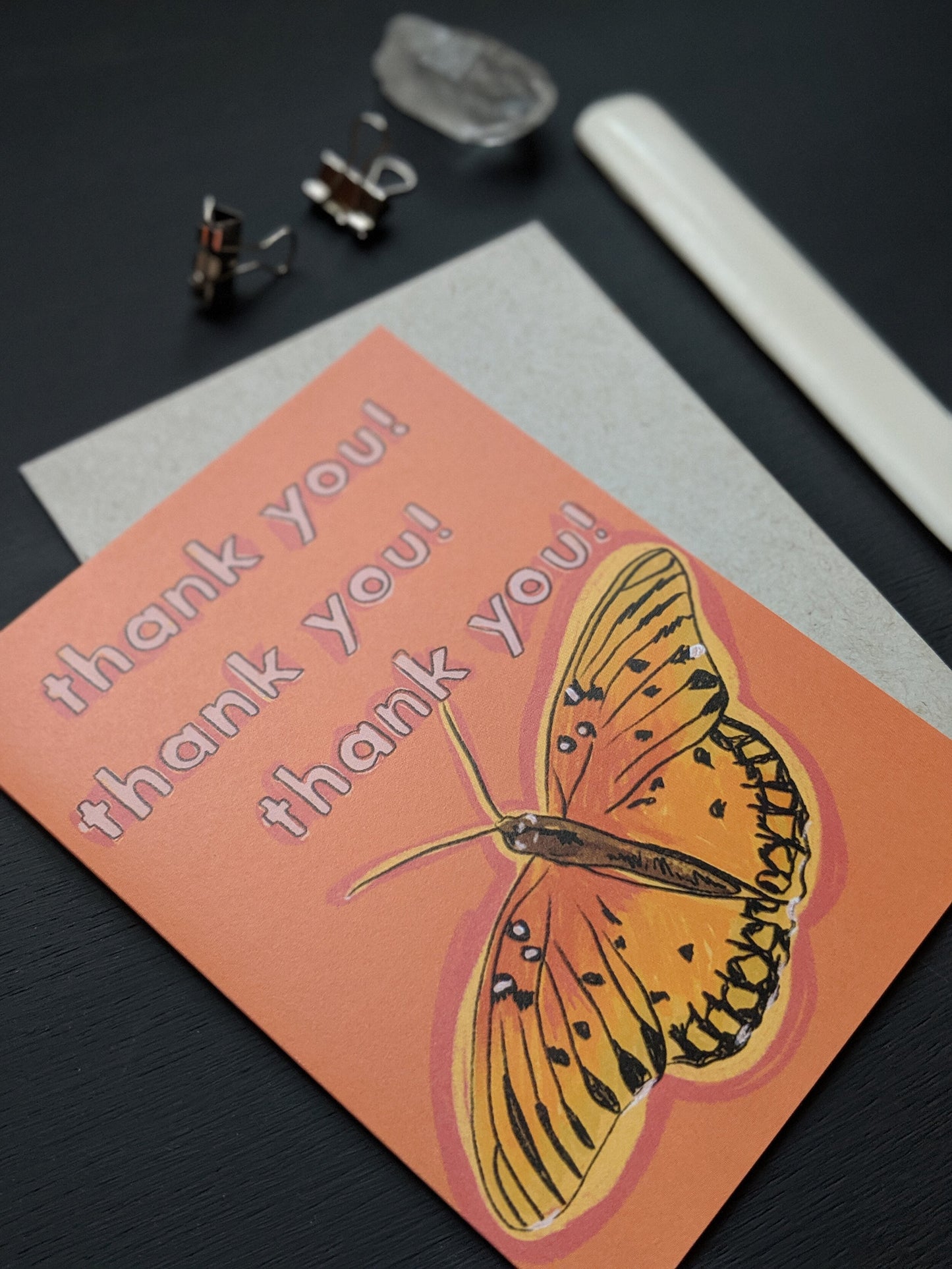 Thank You Butterfly Card