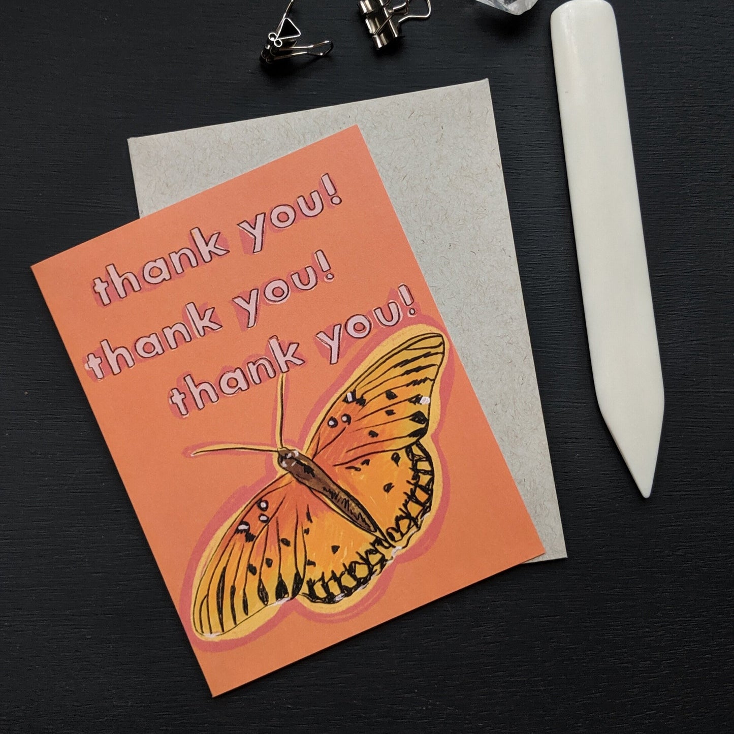 Thank You Butterfly Card