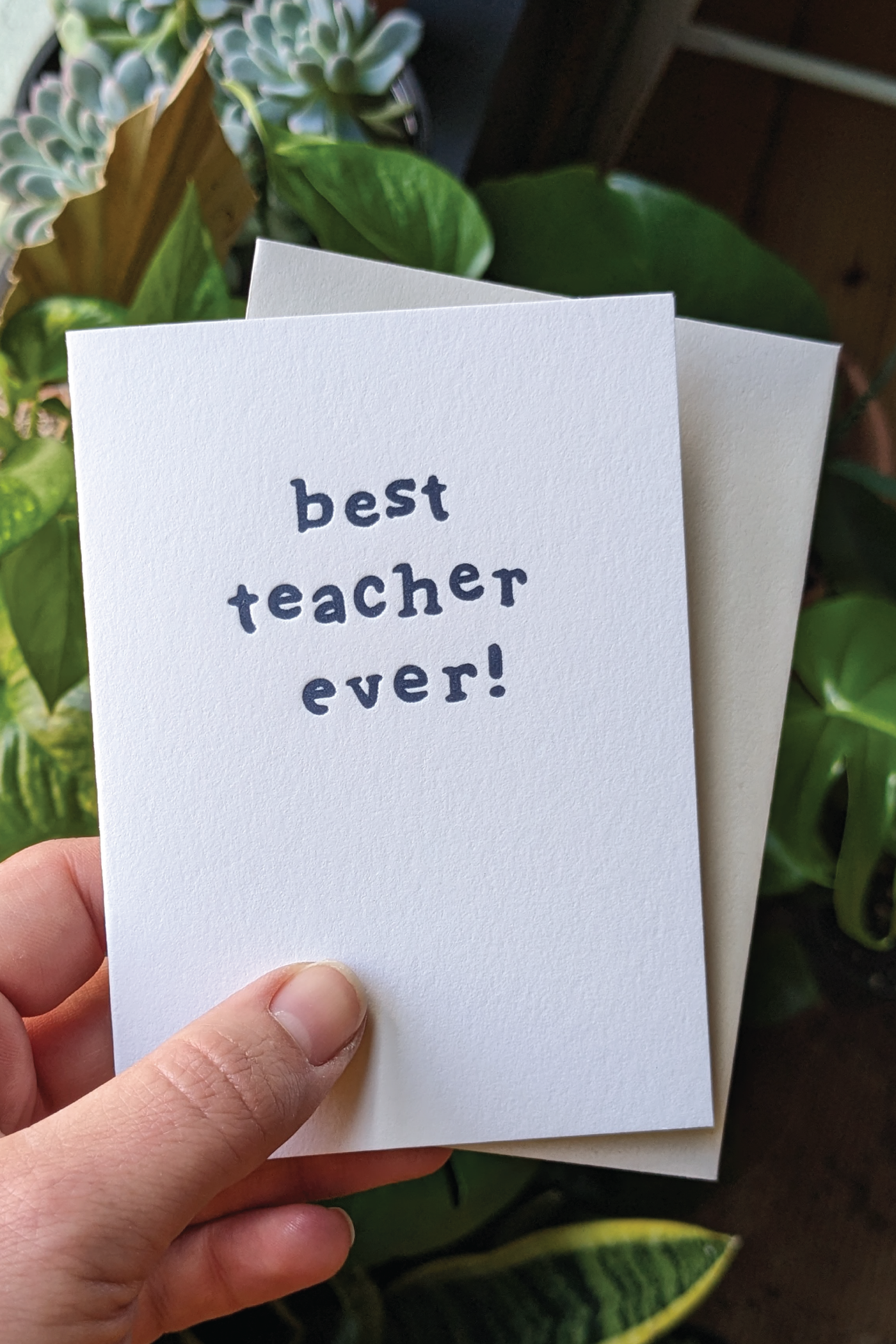 Best Teacher Ever Card