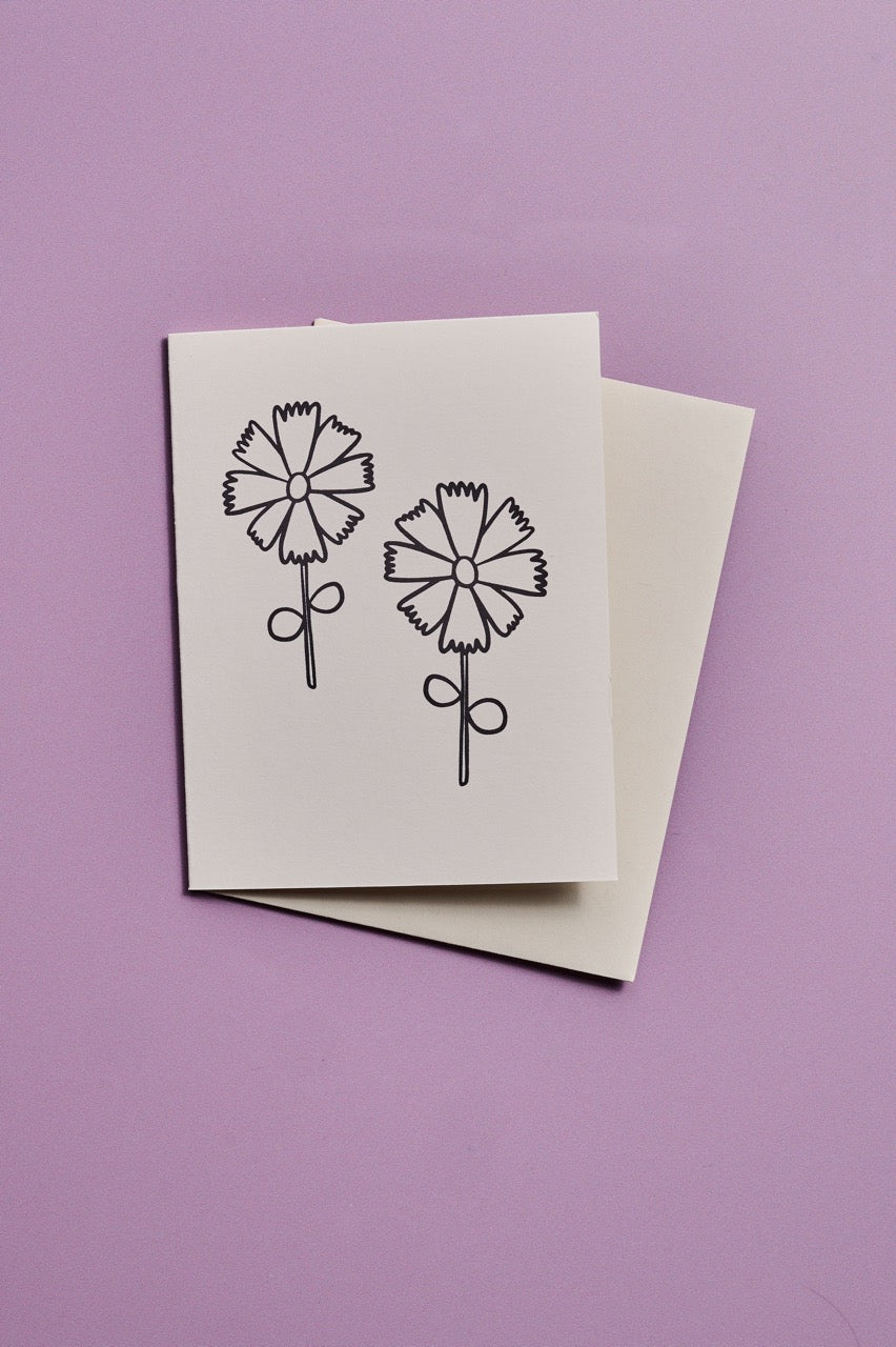 Floral Coloring Cards - Boxed Set of 8