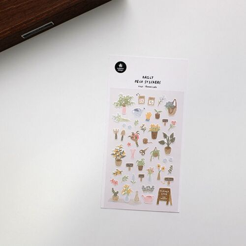 Suatelier Deco Stickers - Flower Cafe