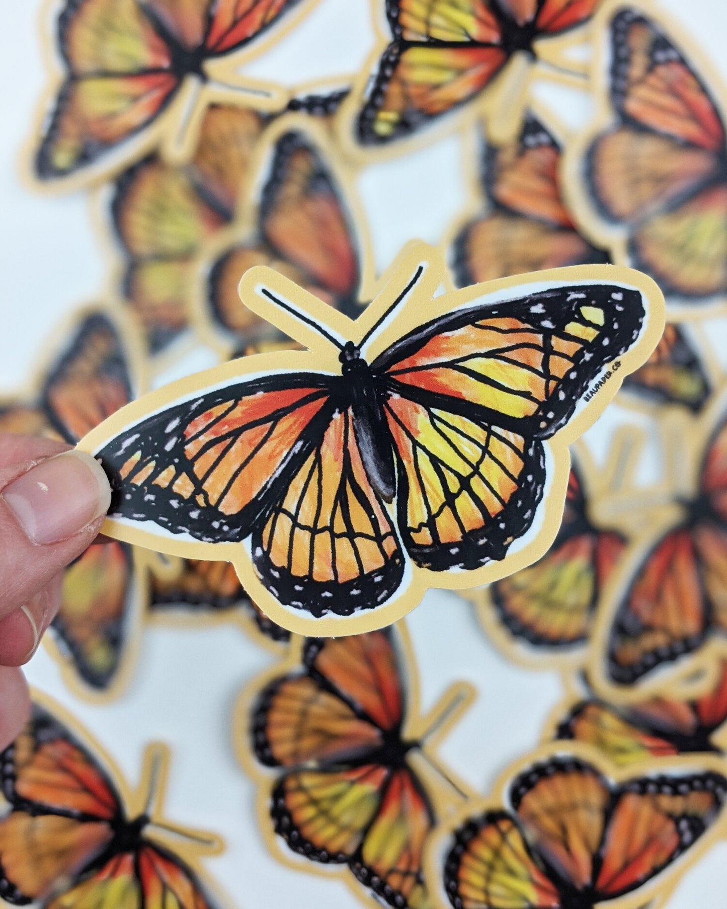 Monarch Butterfly Sticker