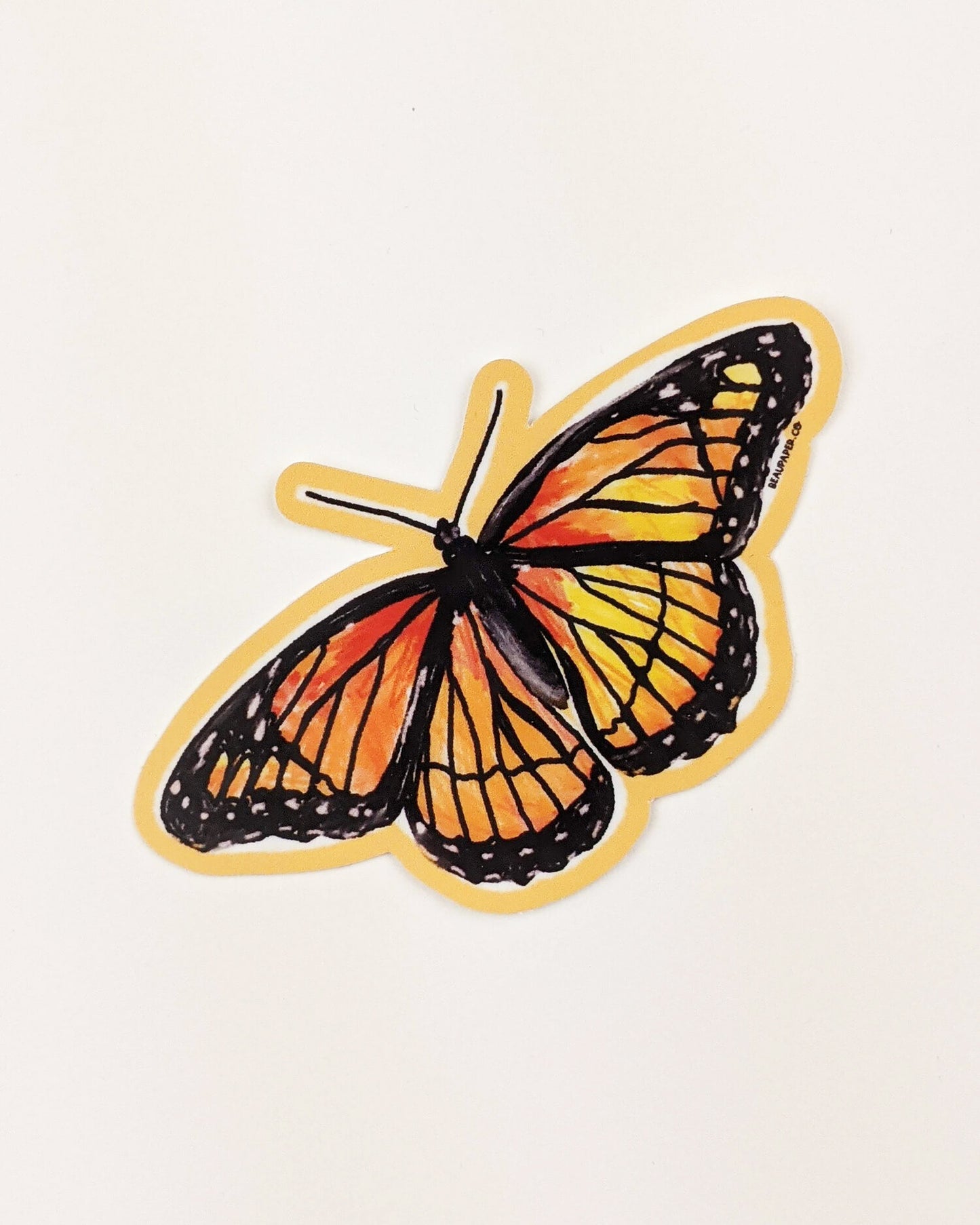 Monarch Butterfly Sticker