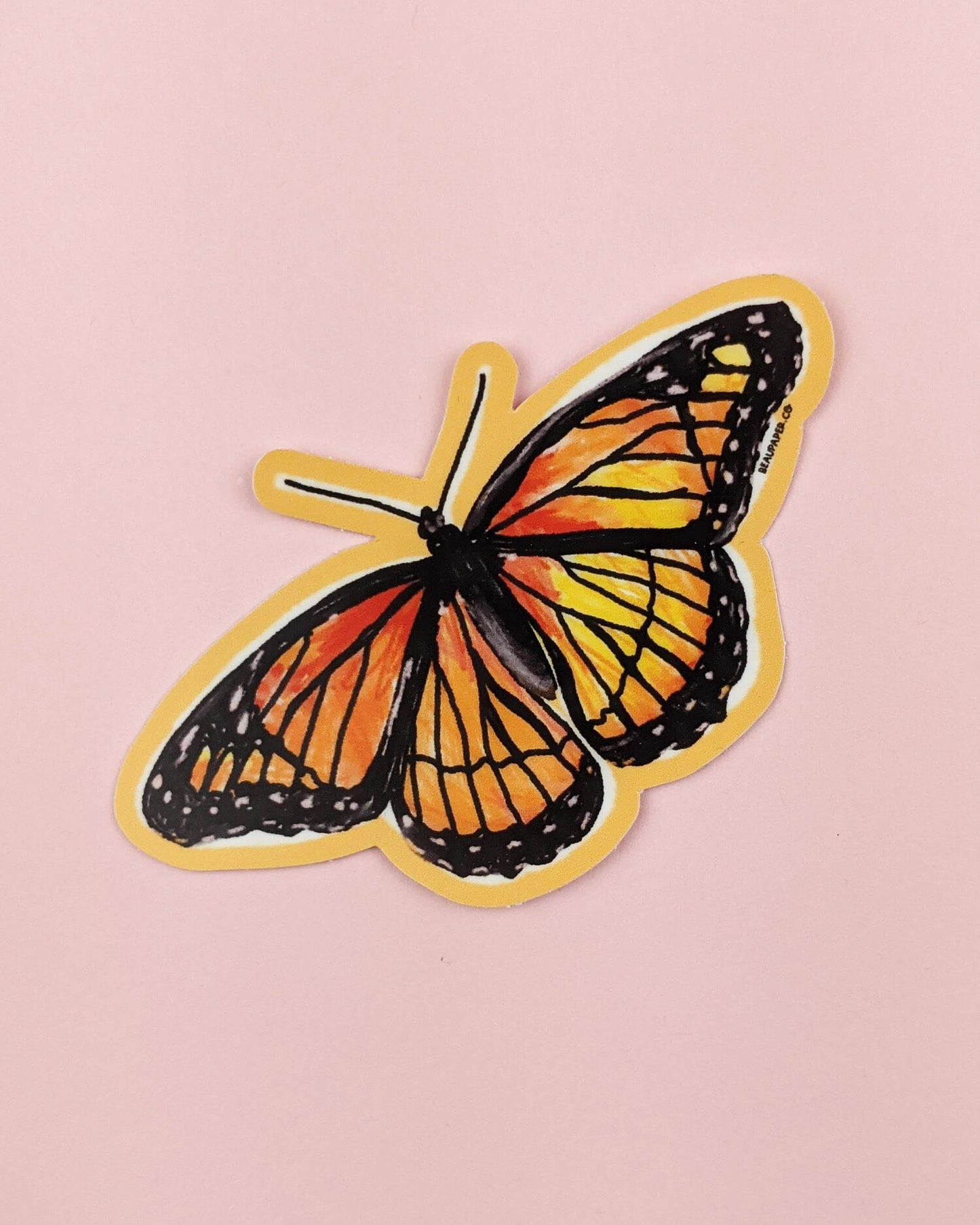 Monarch Butterfly Sticker