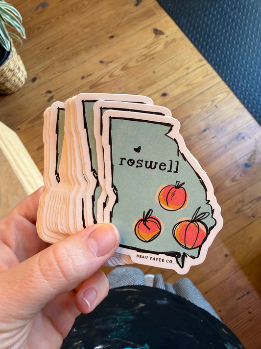 Roswell, Georgia Sticker