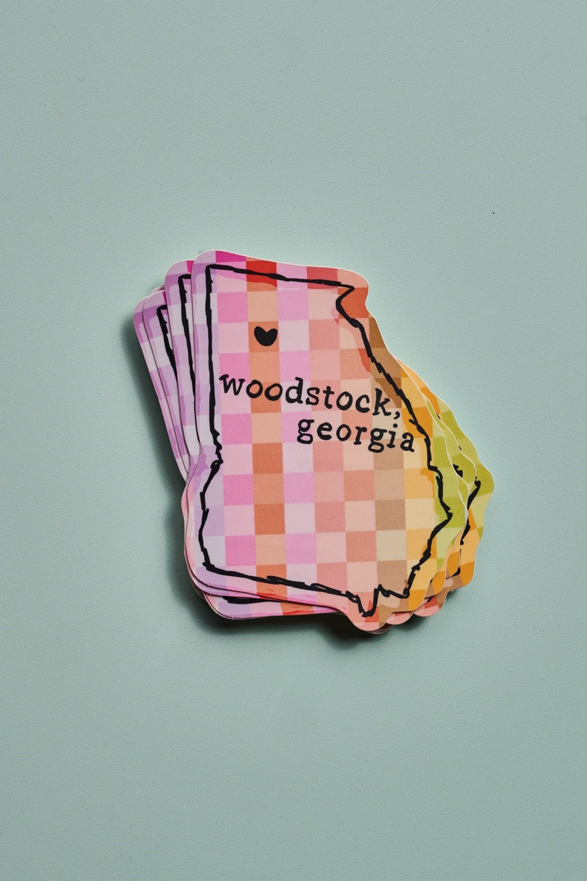 Check It Woodstock Georgia Sticker